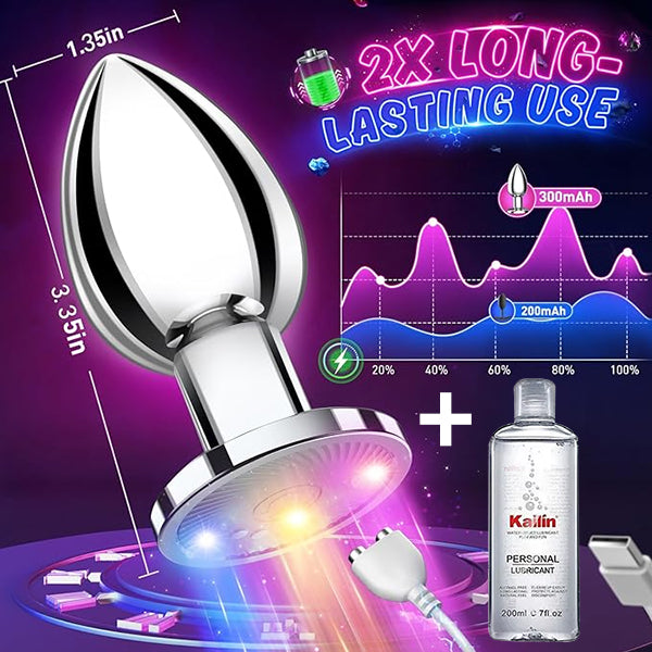 Adult Sex Toys Anal Toys Vibrating Butt Plug with App Remote Control 10 Vibrating