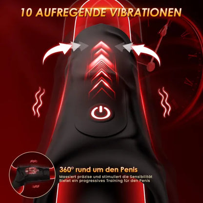 😍Vibrating 4-in-1 Penis Sleeve – Enhance Your Sexual Pleasure💖