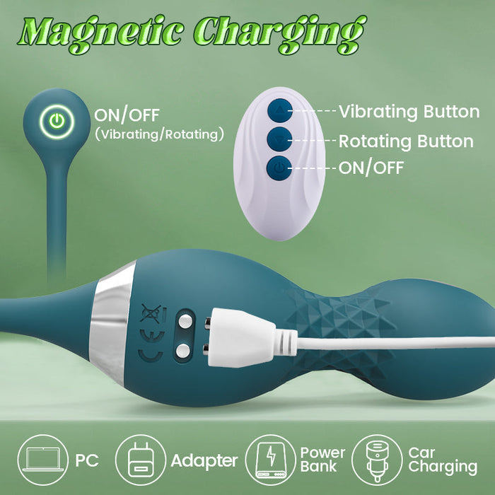 CLARA Electric Rotating Clitoral Vibrator & Prostate Massager for Couple
